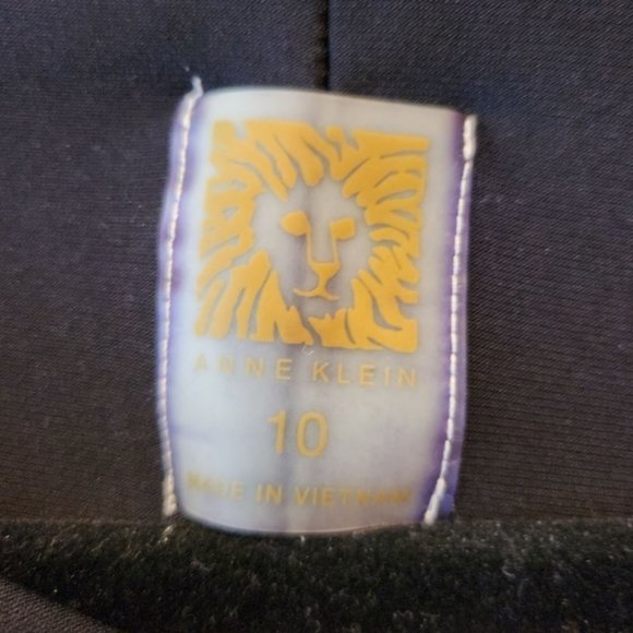 Anne Klein red and black animal print dress - Picture 3 of 5